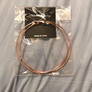 Rose Gold hoop earrings